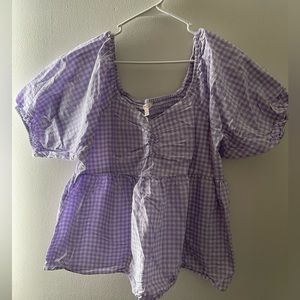 Size 1XL light purple terra & sky blouse